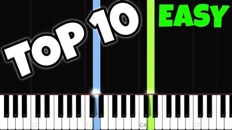 easy piano tutorial|10 Easy Piano Songs for the Complete Beginners .
